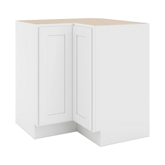 CNC Luxor White 36" W Carousel Corner Base Cabinet