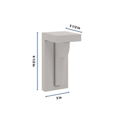 CNC Luxor Misty Grey 3" W X 6 1/2"  H X 3 1/2" D Corbel