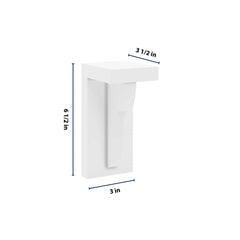 cnc-luxor-white-3-w-x-6-1-2-h-x-3-1-2-d-corbel