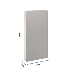 CNC Luxor 5-Piece Misty Grey 3" W X 30" H X 15” D Column