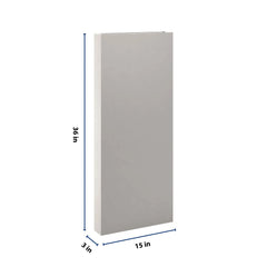 CNC Luxor 5-Piece Misty Grey 3" W X 36" H X 15” D Column