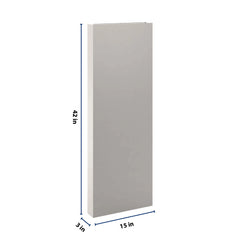 CNC Luxor 5-Piece Misty Grey 3" W X 42" H X 15” D Column