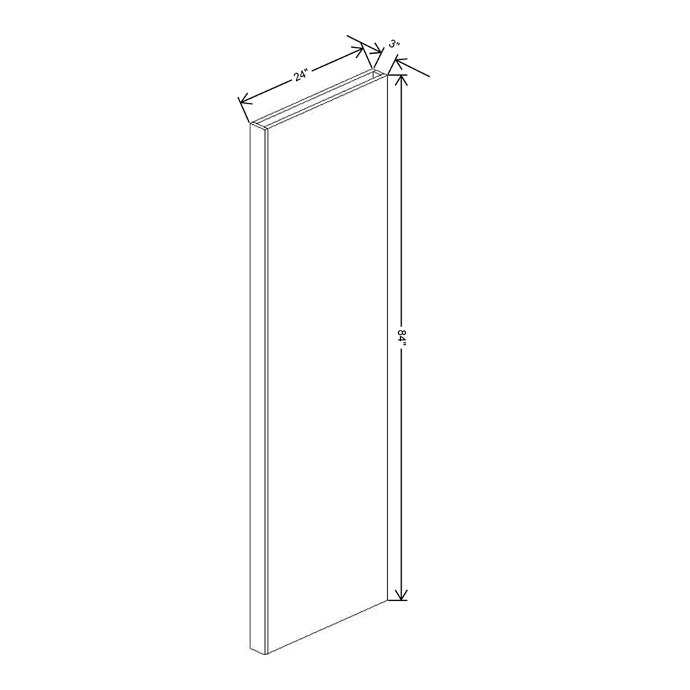 Fabuwood Illume Tuscany Olmo 3  Column Tall 84 - 3" x 25" x 84"