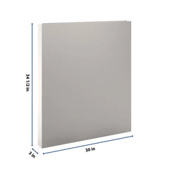 CNC Luxor 5-Piece Misty Grey 3" W X 34 1/2" H X 30” D Column