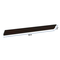 J&K Espresso K8 96" W 10-4 1/4 Crown Molding
