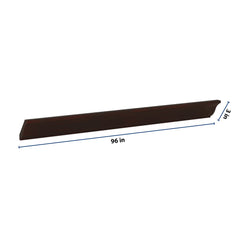 J&K Java Coffee S1 96" W 10-4 1/4 Crown Molding
