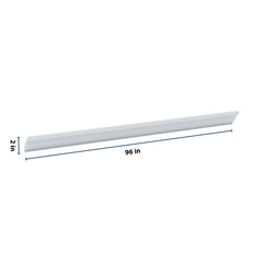 J&K White Shaker S8 96" W Crown Molding