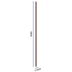 J&K Mahogany J5 Tall Filler 1 1/2" W x 120" H