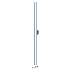 J&K Castle Grey S5 Tall Filler 1 1/2" W x 120" H