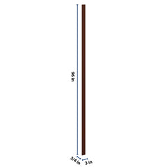 J&K Mahogany J5 Tall Filler 3" W x 120" H