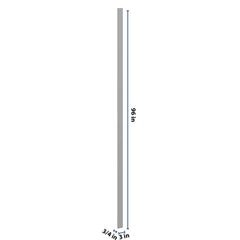 J&K Castle Grey S5 Tall Filler 3" W x 120" H