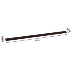 J&K Java Coffee S1 96" W Chair Rail Molding