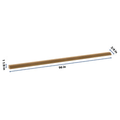 J&K Butterscotch B8 96" W Chair Rail Molding
