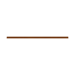 J&K Mocha Glazed K10 96" W Chair Rail Molding