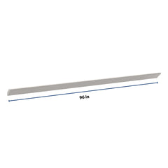 CNC Luxor 5-Piece Misty Grey 96" W X 2" H X 2" D Shaker Crown Molding