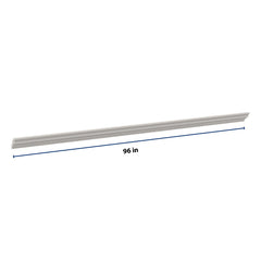 CNC Luxor 5-Piece Misty Grey 96" W X 2" H X 2" D Crown Molding