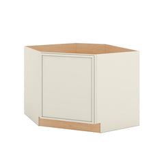 Modernform Cabinet Slim Dove White 42" W X 34 1/2" H X 24" D Diagonal Corner Sink Base Cabinet