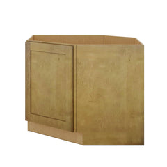 Modernform Cabinet Natural Shaker 42" W X 34 1/2" H X 24" D Diagonal Corner Sink Base Cabinet