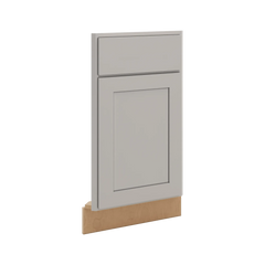 CNC Luxor Misty Grey 36" W Diagonal Corner Sink Front