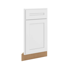 CNC Luxor 5-Piece White 36" W Diagonal Corner Sink Front