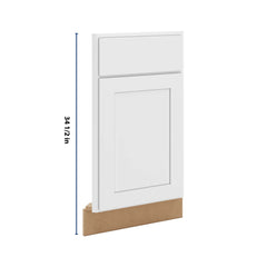 CNC Luxor White 36" W Diagonal Corner Sink Front