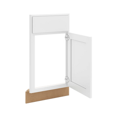 CNC Luxor White 36" W Diagonal Corner Sink Front