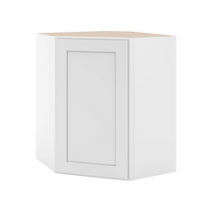 CNC Luxor 5-Piece White 24" W X 30" H Diagonal Corner Wall Cabinet