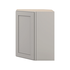 CNC Luxor Misty Grey 24" W X 30" H Diagonal Corner Wall Cabinet