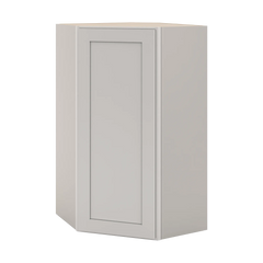 CNC Luxor 5-Piece Misty Grey 24" W X 42" H Diagonal Corner Wall Cabinet