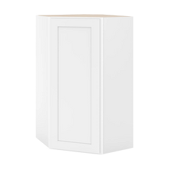 CNC Luxor 5-Piece White 24" W X 42" H Diagonal Corner Wall Cabinet