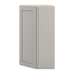 CNC Luxor 5-Piece Misty Grey 24" W X 42" H Diagonal Corner Wall Cabinet