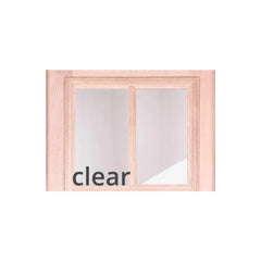 3 ft. x 8 ft. Exterior Mahogany Door Arched 6 Lite