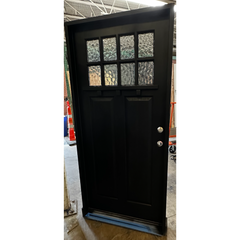 Crafstman 3/0x6/8 Exterior Mahogany Prehung Door with Shelf