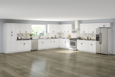 18 X 18 Fabuwood Allure Galaxy Frost Kitchen