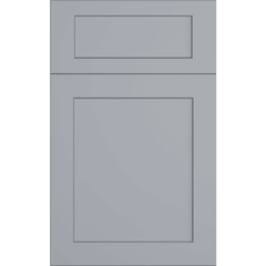 Cubitac Basic Oxford Pastel Shaker Light Grey Door Sample