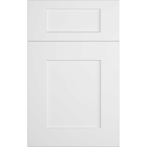 Cubitac Prestige Dover Latte Shaker White Door Sample