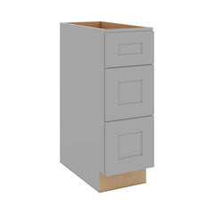 J&K Castle Grey S5 Base w/3 Drawers - 12" W