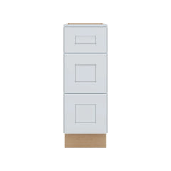 J&K White Shaker S8 Base w/3 Drawers - 12" W
