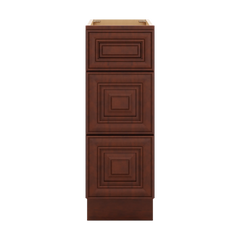J&K Mahogany J5 Base w/3 Drawers - 12" W