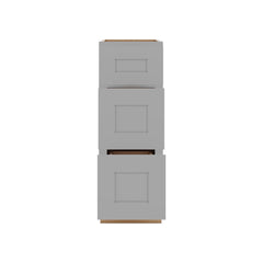 J&K Castle Grey S5 Base w/3 Drawers - 12" W