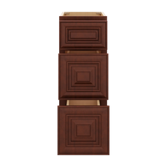 J&K Mahogany J5 Base w/3 Drawers - 12" W