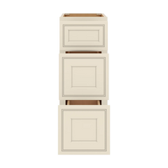 J&K Pearl Glazed H9 Base w/3 Drawers - 12" W