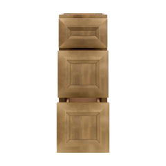J&K Butterscotch B8 Base w/3 Drawers - 12" W