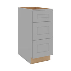 J&K Castle Grey S5 Base w/3 Drawers - 15" W
