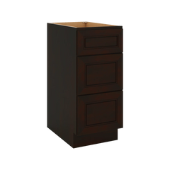 J&K Espresso K8 Base w/3 Drawers - 15" W