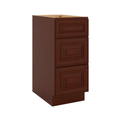 J&K Mahogany J5 Base w/3 Drawers - 15" W