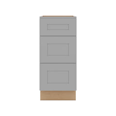 J&K Castle Grey S5 Base w/3 Drawers - 15" W