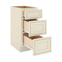 J&K Pearl Glazed H9 Base w/3 Drawers - 15" W