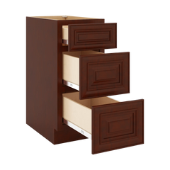 J&K Mahogany J5 Base w/3 Drawers - 15" W