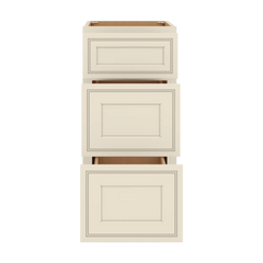 J&K Pearl Glazed H9 Base w/3 Drawers - 15" W
